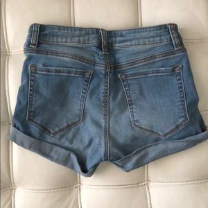 PacSun Super Stretch Shorty Jean Micro Shorts Size 23